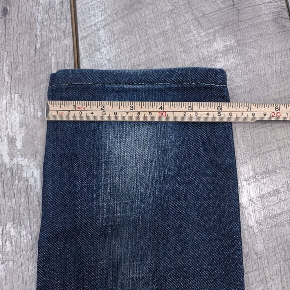 Big Star Jeans Womens 27x32 Manhattan Straight Leg Dark Denim Blue Western - Picture 8 of 10